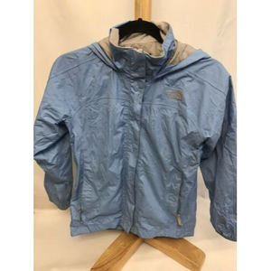 North Face youth hyvent windbreaker jacket full zip Size M Youth Girls Blue